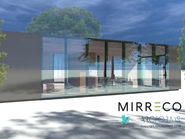 Display Unit: A conceptual design of a Mirreco micro home incorporating ClearVue window technology