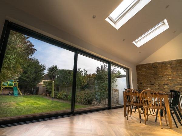 Pitchglaze roof window with frameless design installed for sky-only views
