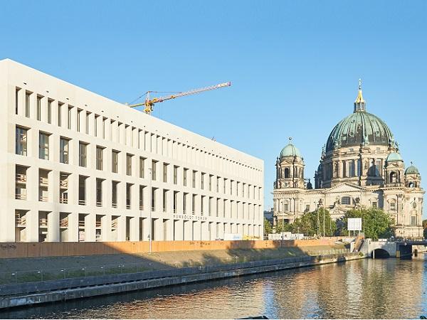 The rebuilt palace and the Humboldt Forum, will combine art exhibitions, events and city administration, will close a post-War wound. In the picture you can see the east façade, nicknamed the “Belvedere” (beautiful view). The rebuilt palace and the Humboldt Forum, will combine art exhibitions, events and city administration, will close a post-War wound. In the picture you can see the east façade, nicknamed the “Belvedere” (beautiful view).