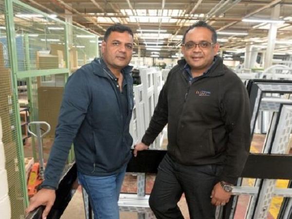 Atul Patel (left) and Sunil Patel (right) – joint Managing Directors of Unique Window Systems Ltd