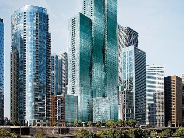 Wanda Vista Tower in Chicago: 10-Story VS1 Cube Wanda Vista Tower in Chicago: 10-Story VS1 Cube