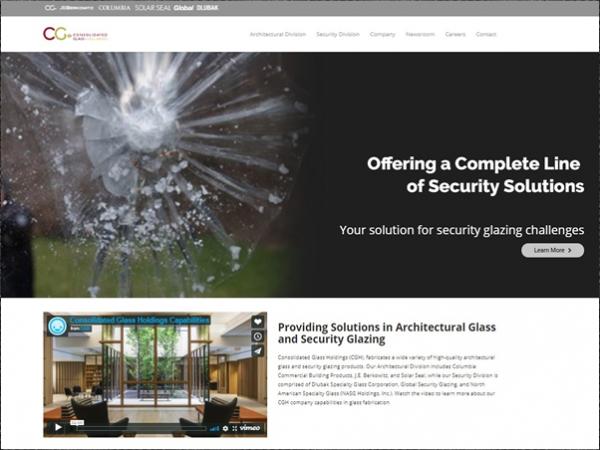 Consolidated Glass Holdings launches new website