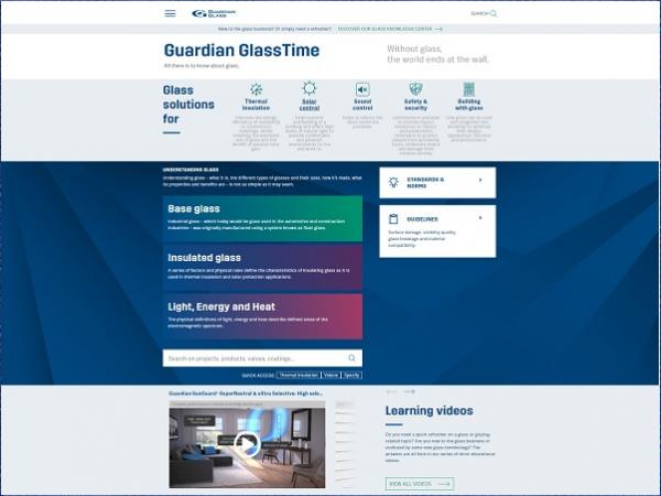 Guardian Glass launches digital version of its GlassTime handbook, the “ultimate online glass knowledge centre”