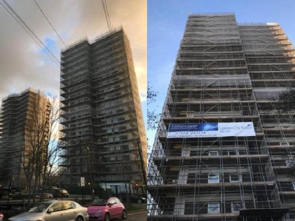 London City tower block installation | Newview Windows & Conservatories