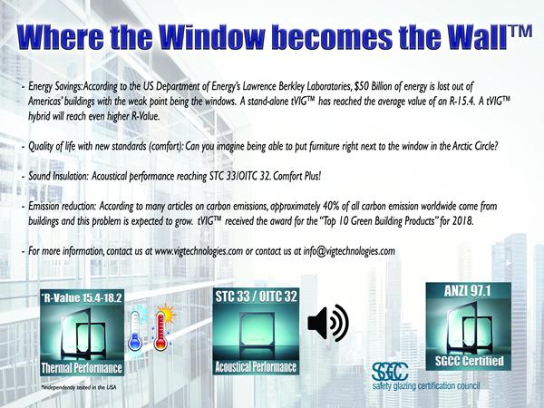 VIG Technologies - Where the Window becomes the Wall