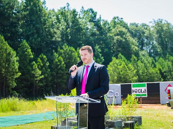 HEGLA Corp. New building: Ground-breaking ceremony for the first HEGLA production site outside Germany