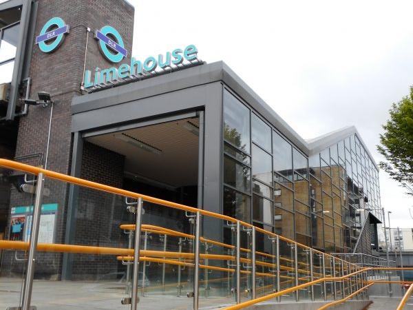 Curtain wall installation completed at Limehouse Station Curtain wall installation completed at Limehouse Station