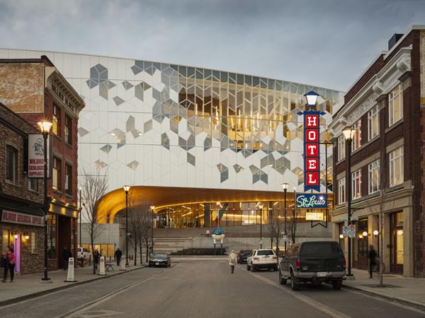 PPG DURANAR™ coatings on the Calgary Central Library in Calgary, Canada, evoke snowflakes or ice cracking on a lake. Architectural Digest magazine named the library, which opened last November, one of its 12 most anticipated buildings of 2018. Photo: Mich PPG DURANAR™ coatings on the Calgary Central Library in Calgary, Canada, evoke snowflakes or ice cracking on a lake. Architectural Digest magazine named the library, which opened last November, one of its 12 most anticipated buildings of 2018. Photo: Mich