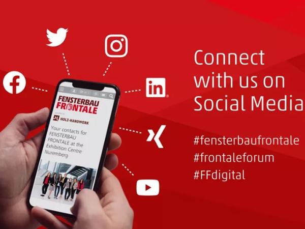 Network with the FENSTERBAU FRONTALE in social media