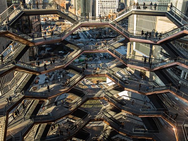 The Vessel - architectural jungle gym made of glass The Vessel - architectural jungle gym made of glass