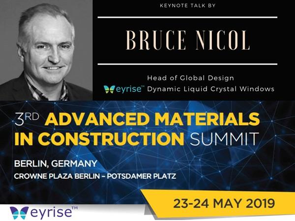 Bruce Nicol’s successful talk at Advanced Materials In Construction Summit