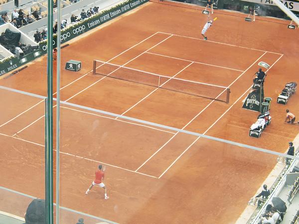 Evalam at Roland Garros