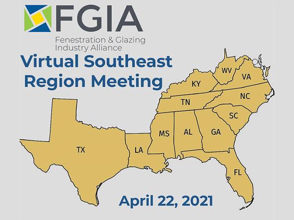 FGIA Virtual Southeast Region Meeting Taking Place April 22