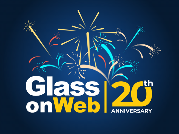 glassonweb.com 20th anniversary celebration