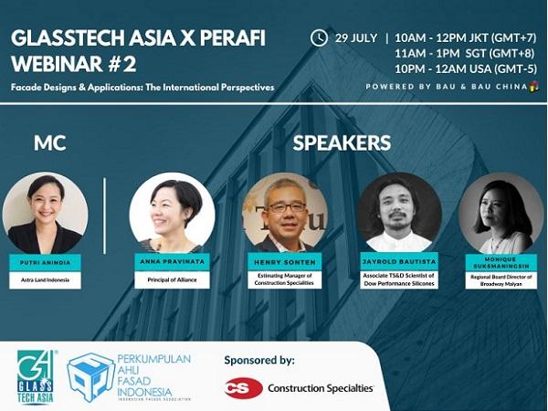 Glasstech Asia x PERAFI Webinar attracted a global audience from 12 countries