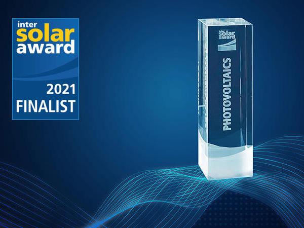 INTERSOLAR AWARD 2021: FINALISTS ANNOUNCED