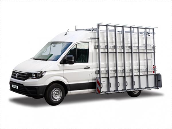 The professional glass-industry vehicle for optimally organised service calls