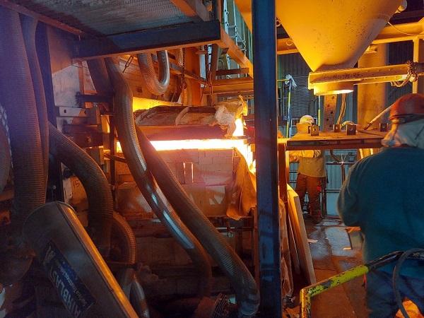 Hot repair at HEINZ-GLAS in Piesau