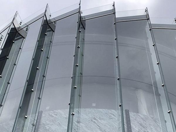 Longest pleated all-glass facade in the world | sedak