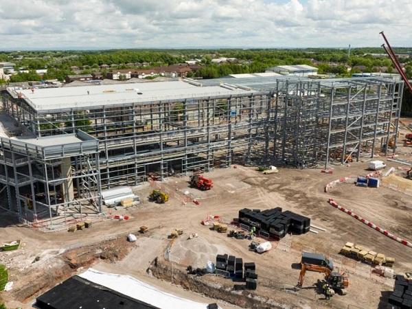 Steelwork completed on £54million Glass Futures’ development