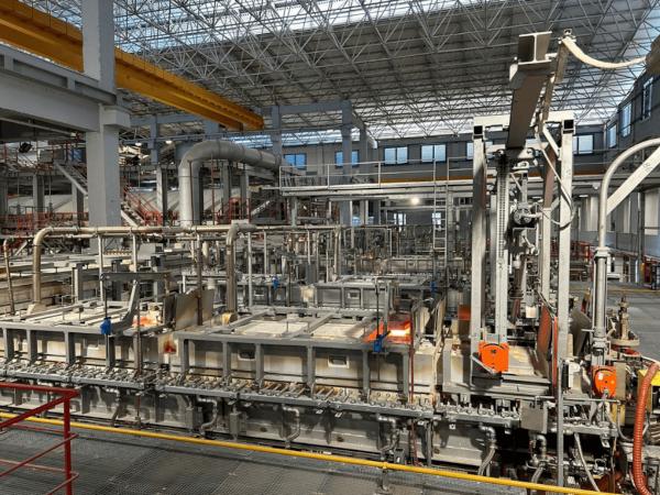 Largest End Fired Furnace supplied by HORN – 185.4 m²