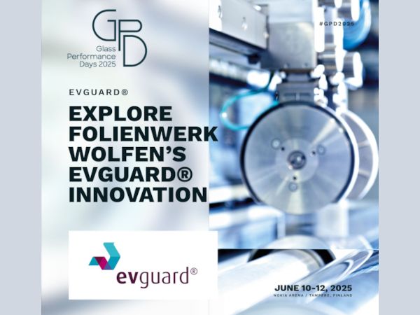 Folienwerk Wolfen GmbH Announces Sponsorship of Glass Performance Days 2025