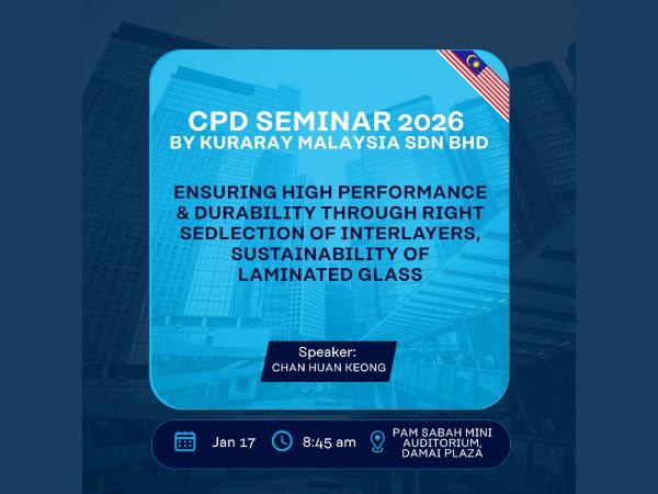 CPD Seminar 2026 to Highlight High-Performance Laminated Glass and Sustainability