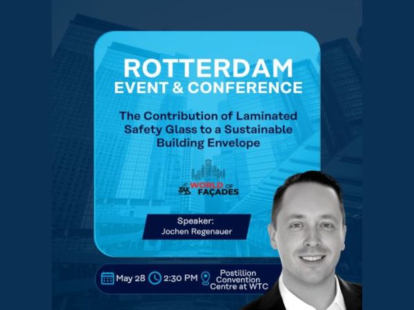 Kuraray to Highlight Sustainable Laminated Glass Solutions at Zak World of Façades Netherlands