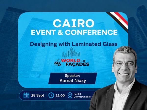 Kuraray to Present “Designing With Laminated Glass” at Zak World of Façades Egypt