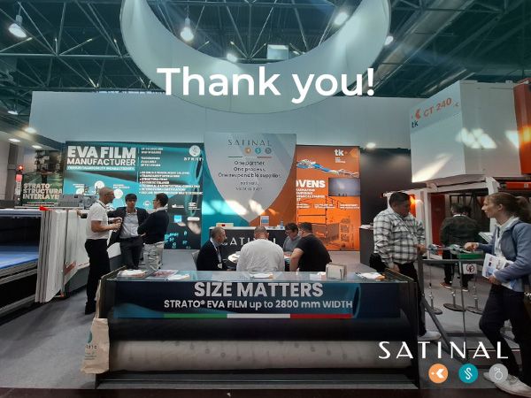 Connecting, innovating, growing: thank you for joining Satinal at Glasstec 2026