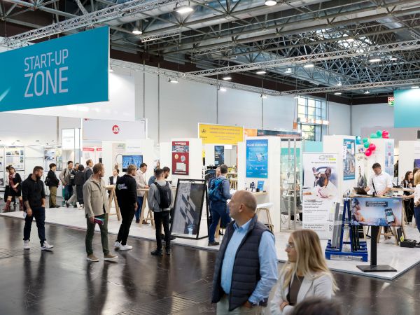 glasstec 2024, Start-up Zone / Foto: Messe Düsseldorf / ctillmann