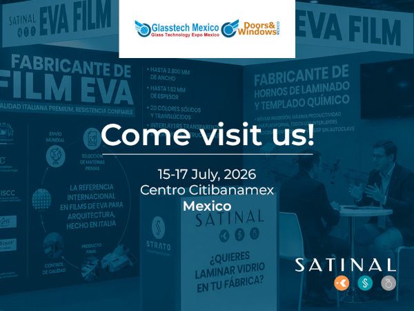 Satinal strengthens LATAM footprint: visit us at Glasstech Mexico 2026