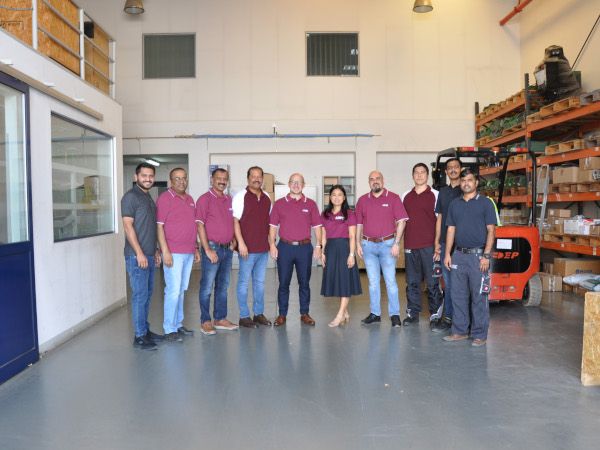 © LiSEC; From left to right: Dmello Rocksun Ronald, Hegde Rajesh, Garudanadurga Rajesh, Dias Ignatius, Stöger Johann, Mailum Loris, Hamdan Mohammed, Dula Alvin, Khan Allanoor, Tangela Chandrasekar